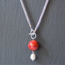 Afbeelding in Gallery-weergave laden, Dragonstail collier met voorbeeldhanger
